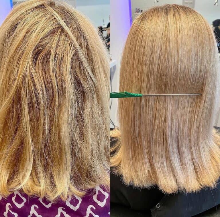 Before and After Hair Smoothing Treatment in Chagrin Falls, OH